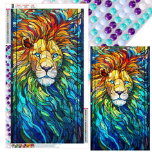 Load image into Gallery viewer, Melancholy Lion 40*70CM(Canvas) Full Round Drill Diamond Painting
