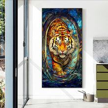 Load image into Gallery viewer, Marching Tiger 40*70CM(Canvas) Full Round Drill Diamond Painting
