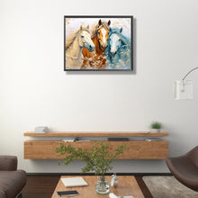 Load image into Gallery viewer, Flower Viewing Horse 50*40CM(Canvas) Full Round Drill Diamond Painting
