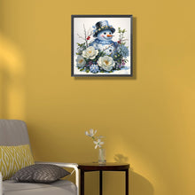 Load image into Gallery viewer, Snowman 40*40CM(Canvas) Full Round Drill Diamond Painting
