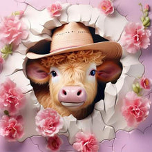 Load image into Gallery viewer, Calf In The Wall 40*40CM(Canvas) Full Round Drill Diamond Painting
