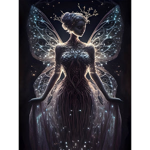 Butterfly Fairy 30*40CM(Canvas) Full Round Drill Diamond Painting
