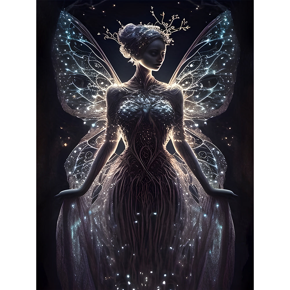Butterfly Fairy 30*40CM(Canvas) Full Round Drill Diamond Painting