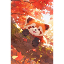 Load image into Gallery viewer, Red Panda 40*60CM(Canvas) Full Round Drill Diamond Painting

