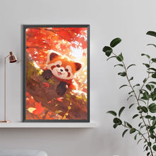 Load image into Gallery viewer, Red Panda 40*60CM(Canvas) Full Round Drill Diamond Painting
