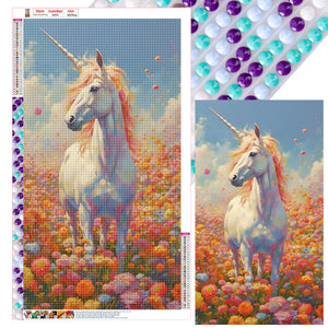 Wild Horses 40*70CM(Canvas) Full Round Drill Diamond Painting