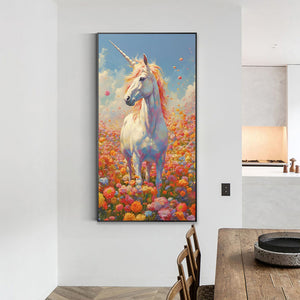 Wild Horses 40*70CM(Canvas) Full Round Drill Diamond Painting