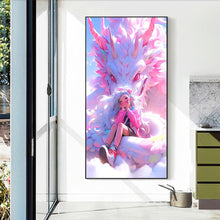 Load image into Gallery viewer, Dragon Girl 40*70CM(Canvas) Full Round Drill Diamond Painting
