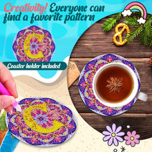 Load image into Gallery viewer, 2PCS Diamond Painting DIY Coaster Acrylic Special Shape Alphabet (Mandala C)
