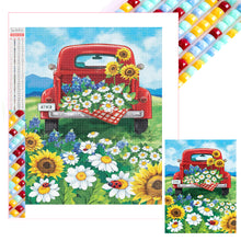 Load image into Gallery viewer, Sunflower Truck 30*40CM(Picture) Full Square Drill Diamond Painting
