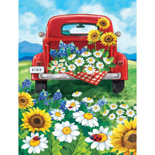 Load image into Gallery viewer, Sunflower Truck 30*40CM(Picture) Full Square Drill Diamond Painting
