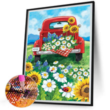 Load image into Gallery viewer, Sunflower Truck 30*40CM(Picture) Full Square Drill Diamond Painting
