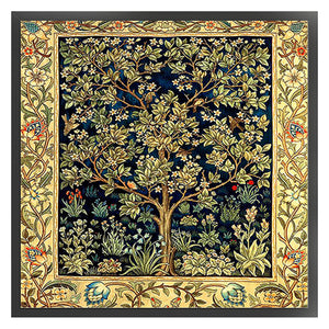 Flowers Grass (50*50CM) 11CT 3 Stamped Cross Stitch