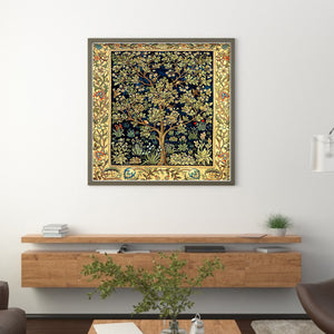 Flowers Grass (50*50CM) 11CT 3 Stamped Cross Stitch