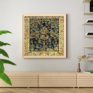 Flowers Grass (50*50CM) 11CT 3 Stamped Cross Stitch
