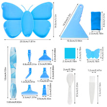 Load image into Gallery viewer, Diamond Painting Pen Accessories Tools Set 20x18x2.2cm (Blue Set)
