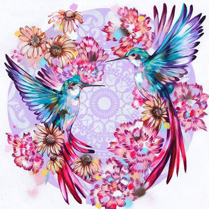 Hummingbird 30*30CM(Canvas) Full Round Drill Diamond Painting