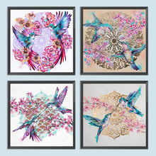 Load image into Gallery viewer, Hummingbird 30*30CM(Canvas) Full Round Drill Diamond Painting

