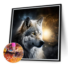 Load image into Gallery viewer, Dark Night Wolf 40*40CM(Canvas) Full Round Drill Diamond Painting
