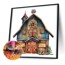 Load image into Gallery viewer, Christmas Cottage 30*30CM(Canvas) Partial Special Shaped Drill Diamond Painting
