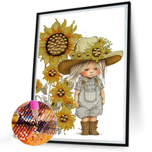 Load image into Gallery viewer, Cowboy Kid 30*40CM(Canvas) Partial Special Shaped Drill Diamond Painting
