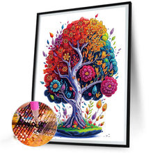 Load image into Gallery viewer, Life Tree 30*40CM(Canvas) Partial Special Shaped Drill Diamond Painting
