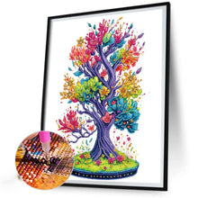 Load image into Gallery viewer, Tree Of Life¡¤Colorful Tree 30*40CM(Canvas) Partial Special Shaped Drill Diamond Painting
