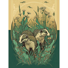 Load image into Gallery viewer, Badger 30*40CM(Canvas) Full Round Drill Diamond Painting
