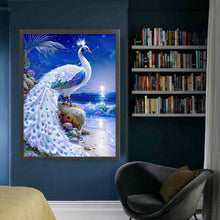Load image into Gallery viewer, Peacock (50*65CM) 16CT 2 Stamped Cross Stitch
