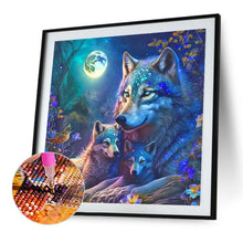 Load image into Gallery viewer, Wolf 40*40CM(Picture) Full Round Drill Diamond Painting
