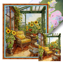 Load image into Gallery viewer, Greenhouse (40*50CM) 14CT 2 Stamped Cross Stitch
