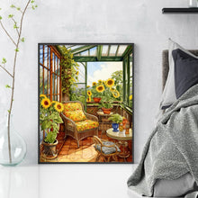 Load image into Gallery viewer, Greenhouse (40*50CM) 14CT 2 Stamped Cross Stitch
