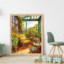 Load image into Gallery viewer, Greenhouse (40*50CM) 14CT 2 Stamped Cross Stitch
