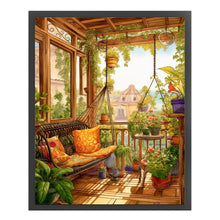 Load image into Gallery viewer, Greenhouse (40*50CM) 14CT 2 Stamped Cross Stitch
