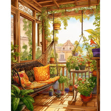 Load image into Gallery viewer, Greenhouse (40*50CM) 14CT 2 Stamped Cross Stitch
