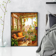 Load image into Gallery viewer, Greenhouse (40*50CM) 14CT 2 Stamped Cross Stitch
