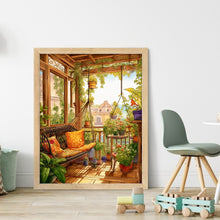 Load image into Gallery viewer, Greenhouse (40*50CM) 14CT 2 Stamped Cross Stitch

