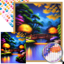 Load image into Gallery viewer, Night Bridge 40*50CM(Picture) Full Round Drill Diamond Painting
