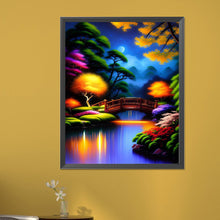 Load image into Gallery viewer, Night Bridge 40*50CM(Picture) Full Round Drill Diamond Painting
