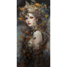 Load image into Gallery viewer, Maple Leaf Woman 40*80CM(Picture) Full Round Drill Diamond Painting

