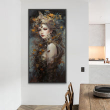 Load image into Gallery viewer, Maple Leaf Woman 40*80CM(Picture) Full Round Drill Diamond Painting
