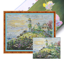 Load image into Gallery viewer, Joy Sunday Lighthouse V (57*46CM) 14CT 2 Stamped Cross Stitch
