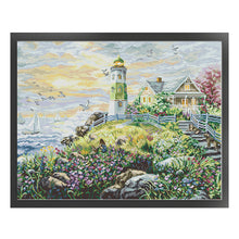 Load image into Gallery viewer, Joy Sunday Lighthouse V (57*46CM) 14CT 2 Stamped Cross Stitch

