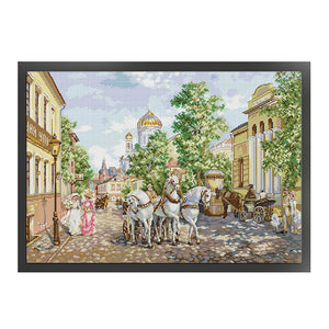 Joy Sunday Troika (60*44CM) 14CT 2 Stamped Cross Stitch