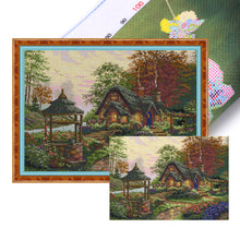 Load image into Gallery viewer, Joy Sunday Wishing Hut (57*42CM) 14CT 2 Stamped Cross Stitch
