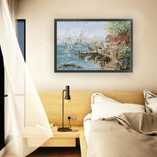 Load image into Gallery viewer, Joy Sunday Mariners Harbor 7 (75*52CM) 14CT 2 Stamped Cross Stitch

