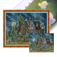 Load image into Gallery viewer, Joy Sunday Dark Castle (59*46CM) 14CT 2 Stamped Cross Stitch
