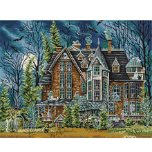 Load image into Gallery viewer, Joy Sunday Dark Castle (59*46CM) 14CT 2 Stamped Cross Stitch
