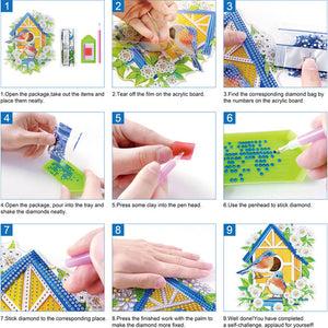 10PCS DIY Diamond Art Ornaments Special Shape (Xmas Stocking Gifts)
