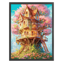 Load image into Gallery viewer, Treehouse (50*65CM) 16CT 2 Stamped Cross Stitch
